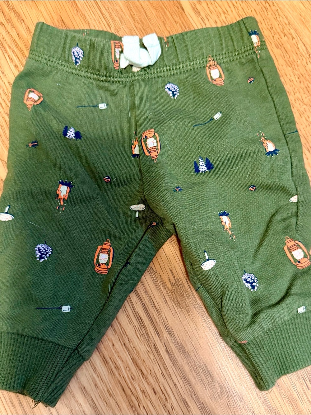Carter's Baby Boy 2 Piece Camping Set Henley Bodysuit Pants Newborn - Picture 6 of 8